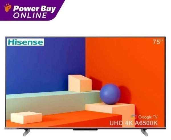 รีวิว Hisense ทีวี 75A6500K 4K UHD Android TV 75 นิ้ว Dolby Vision Atmos ภาพสวย เสียงดี product picture